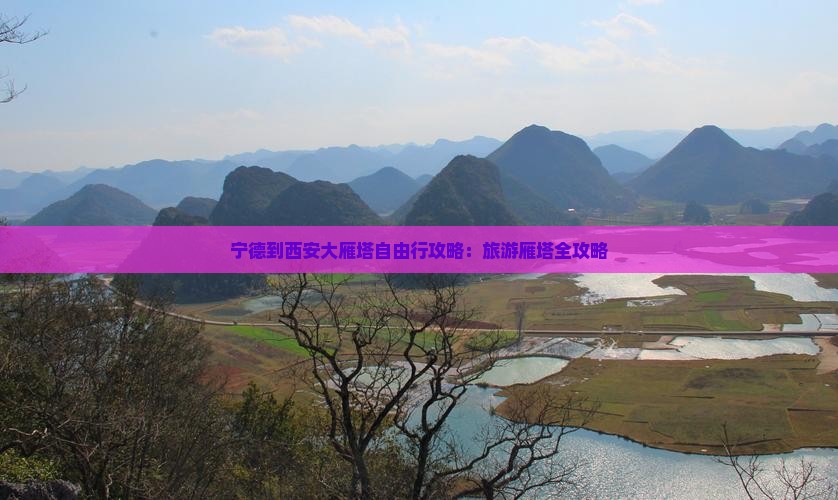 宁德到西安大雁塔自由行