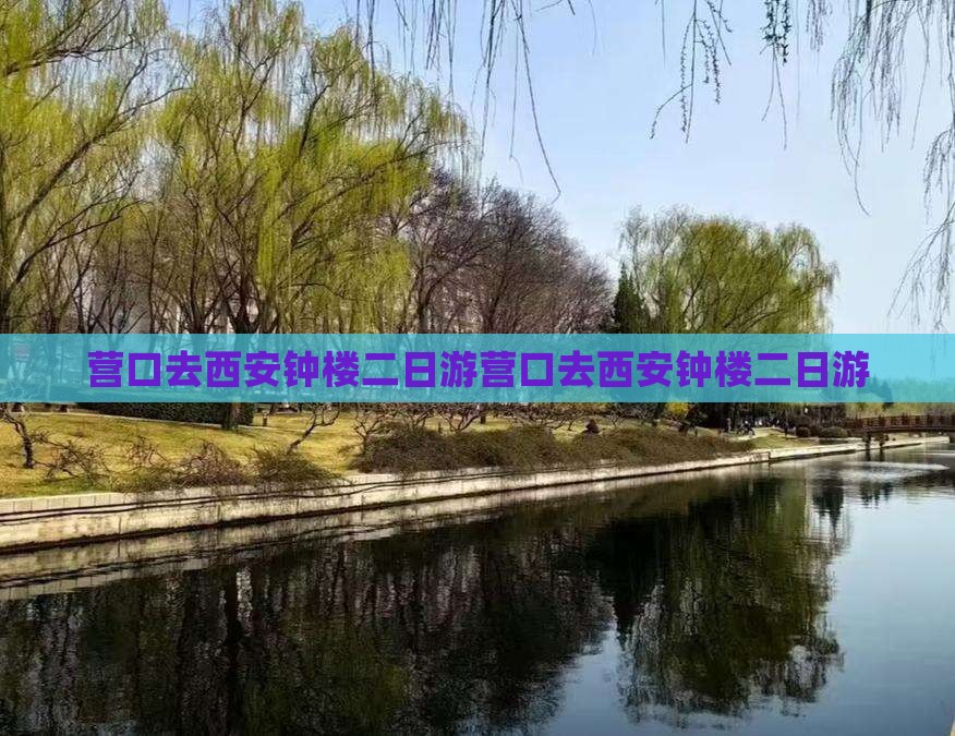营口去西安钟楼二日游