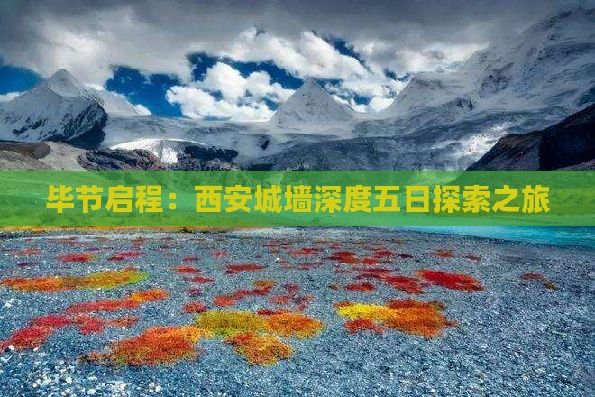 毕节启程：西安城墙深度五日探索之旅