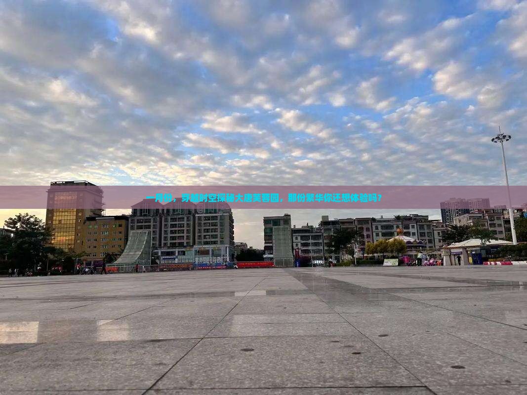 一月份，穿越时空探秘大唐芙蓉园，那份繁华你还想体验吗？