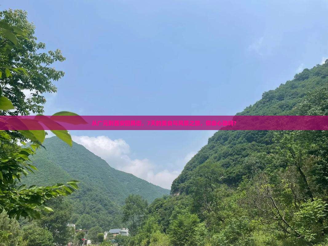 从广元到西安回民街，7天的美食与风景之旅，你会心动吗？