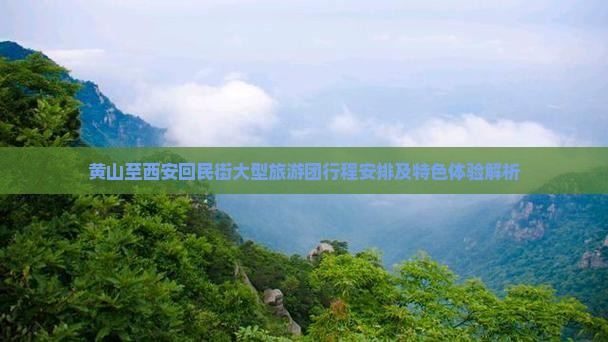 黄山至西安回民街大型旅游团行程安排及特色体验解析