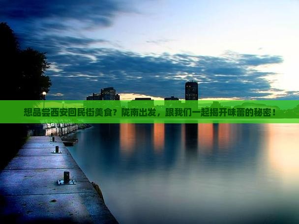 想品尝西安回民街美食？陇南出发，跟我们一起揭开味蕾的秘密！