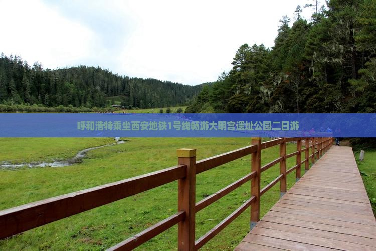 呼和浩特乘坐西安地铁1号线畅游大明宫遗址公园二日游