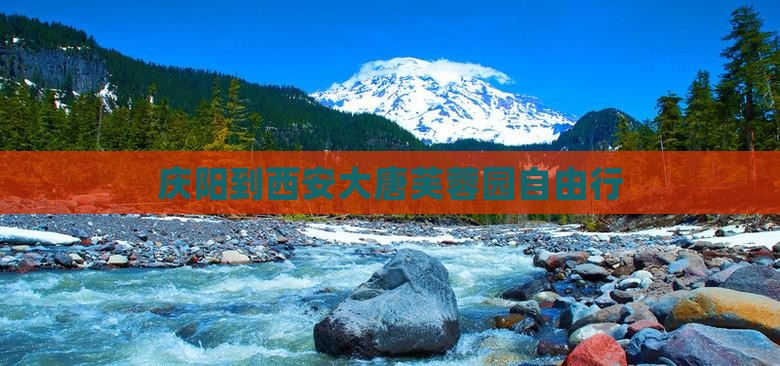 庆阳到西安大唐芙蓉园自由行
