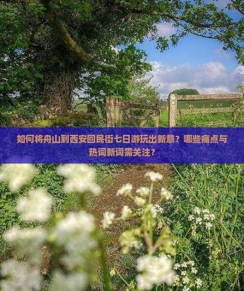 如何将舟山到西安回民街七日游玩出新意？哪些痛点与热词新词需关注？