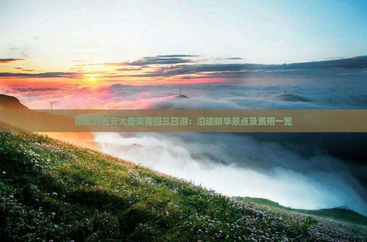 南阳到西安大唐芙蓉园三日游：沿途精华景点及费用一览