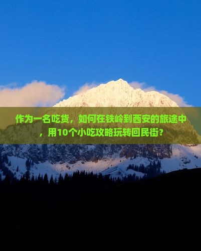 作为一名吃货，如何在铁岭到西安的旅途中，用10个小吃攻略玩转回民街？