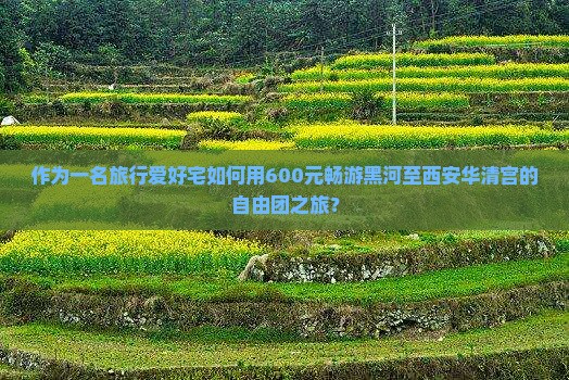作为一名旅行爱好宅如何用600元畅游黑河至西安华清宫的自由团之旅？