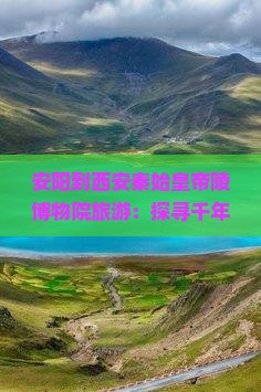 安阳到西安秦始皇帝陵博物院旅游：探寻千年古都历史文化之旅