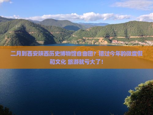 二月到西安陕西历史博物馆自由团？错过今年的微度假和文化+旅游就亏大了！
