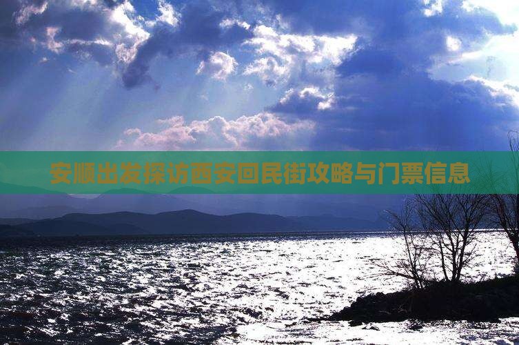 安顺出发探访西安回民街攻略与门票信息