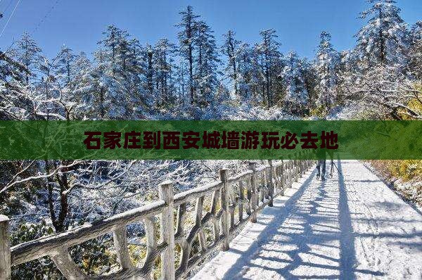 石家庄到西安城墙游玩必去地
