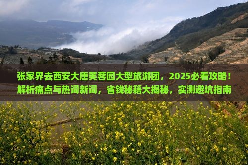 张家界去西安大唐芙蓉园大型旅游团