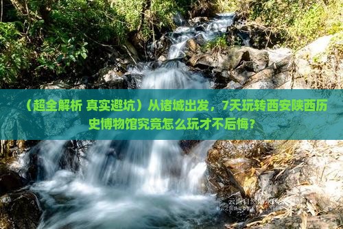 诸城到西安陕西历史博物馆七日游