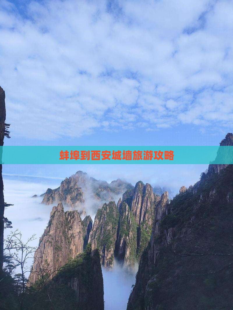 蚌埠到西安城墙一日游