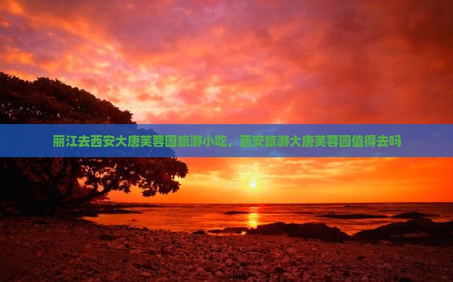 丽江去西安大唐芙蓉园旅游小吃