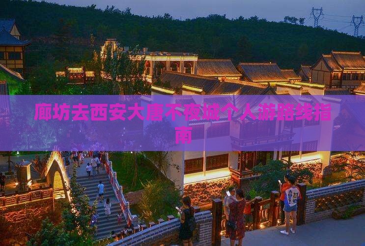 廊坊去西安大唐不夜城个人游