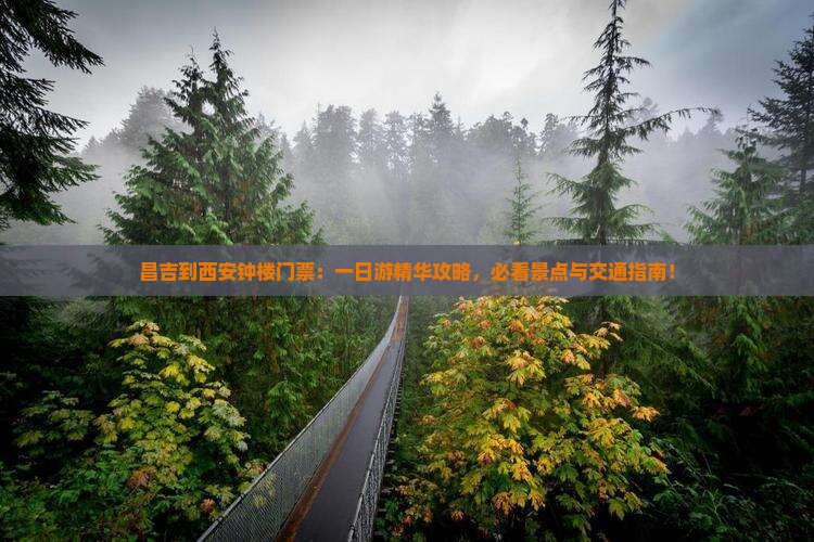 昌吉到西安钟楼门票