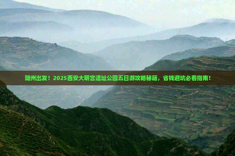 随州去西安大明宫国家遗址公园五日游