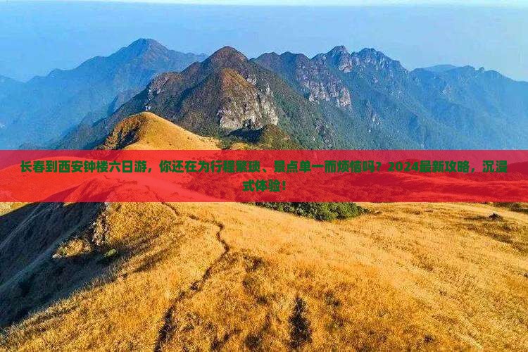 长春到西安钟楼六日游