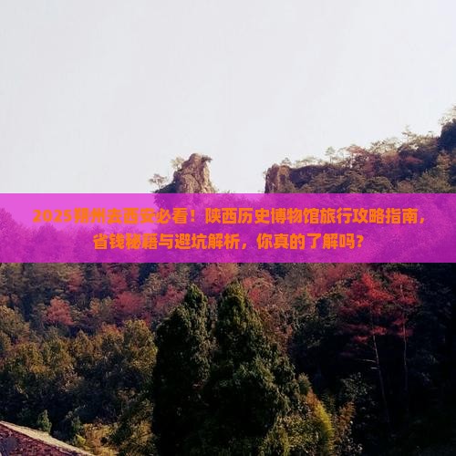 朔州去西安陕西历史博物馆旅行社