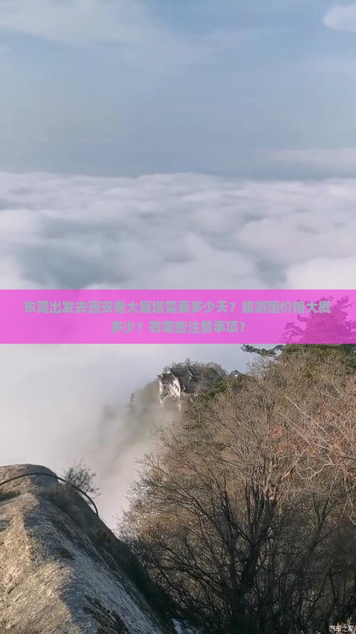 东莞到西安大雁塔大型旅游团