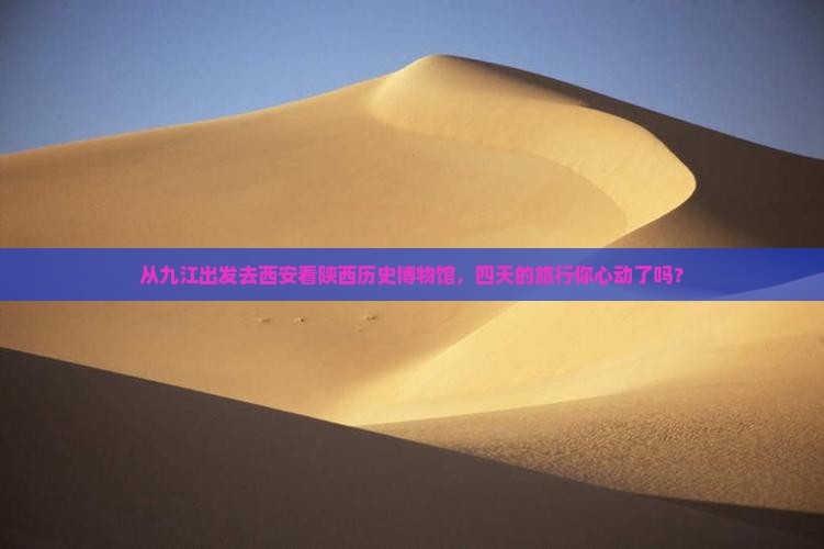 九江到西安陕西历史博物馆四日游