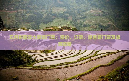 五月到西安大雁塔门票