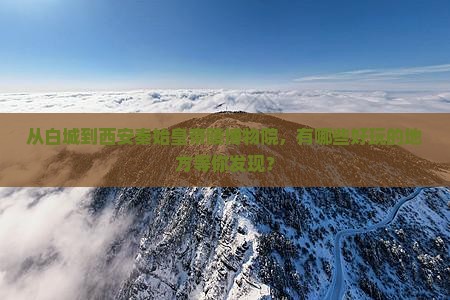 白城去西安秦始皇帝陵博物院哪里玩