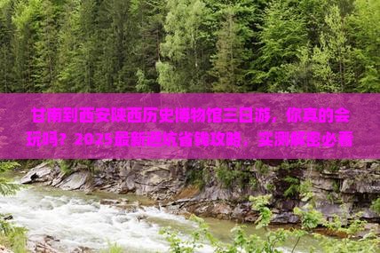 甘南到西安陕西历史博物馆三日游