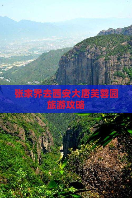 张家界去西安大唐芙蓉园旅游