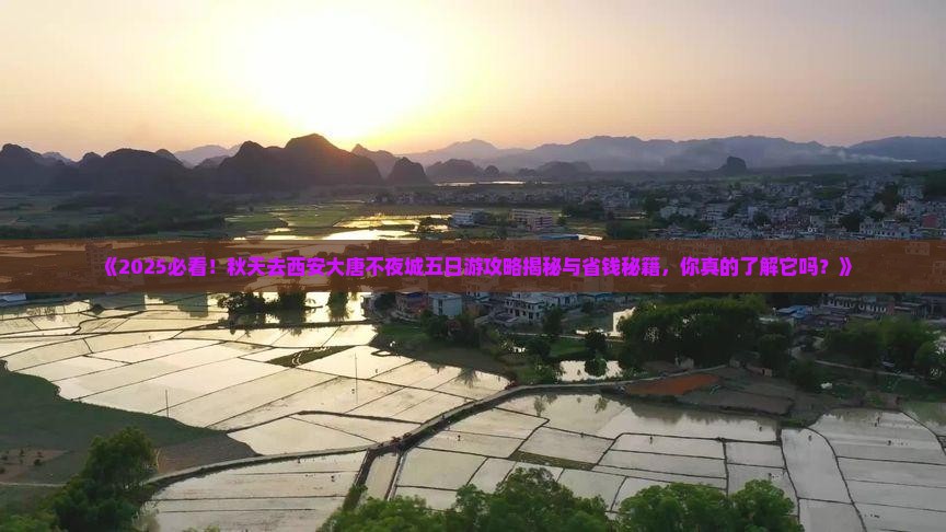 秋天去西安大唐不夜城五日游