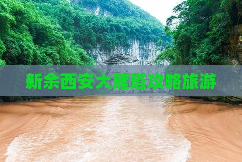 新余去西安大雁塔景点