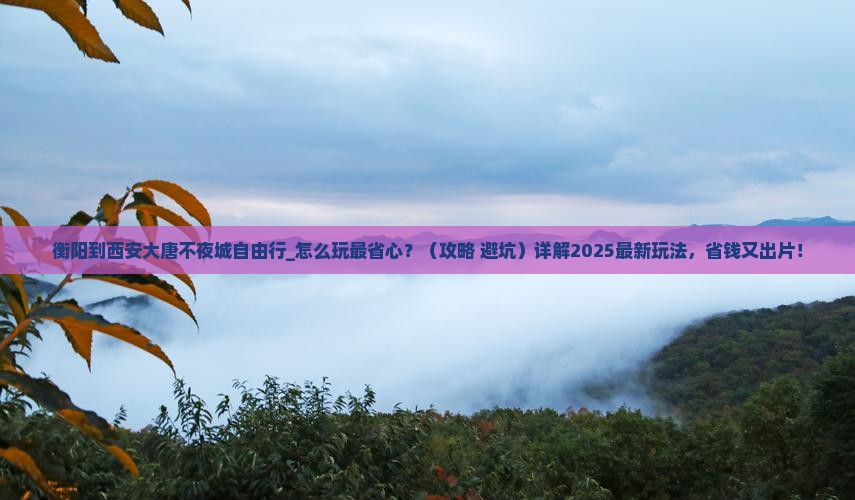 衡阳到西安大唐不夜城自由行