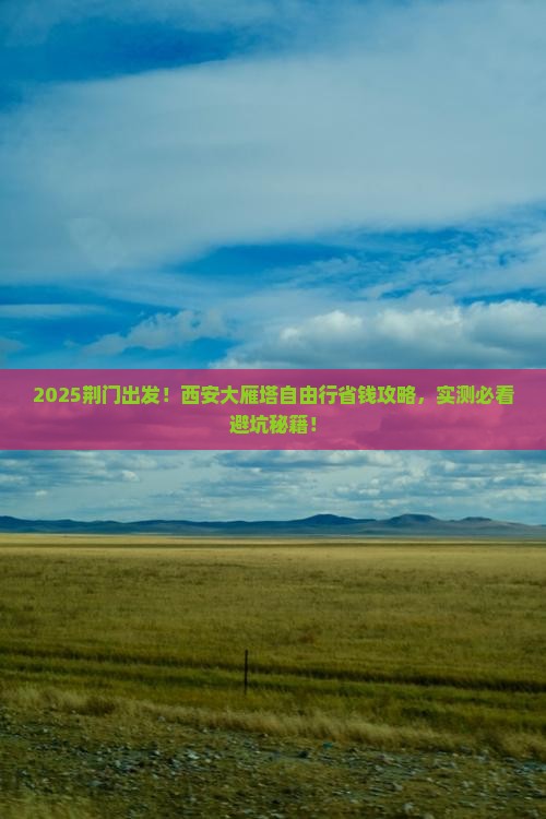 荆门到西安大雁塔自由团