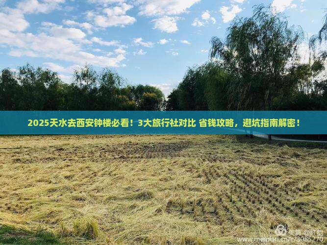 天水去西安钟楼旅行社