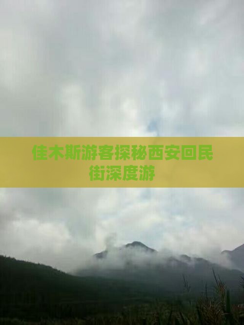 佳木斯游客探秘西安回民街深度游