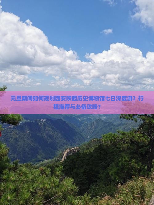 元旦期间如何规划西安陕西历史博物馆七日深度游？行程推荐与必备攻略？