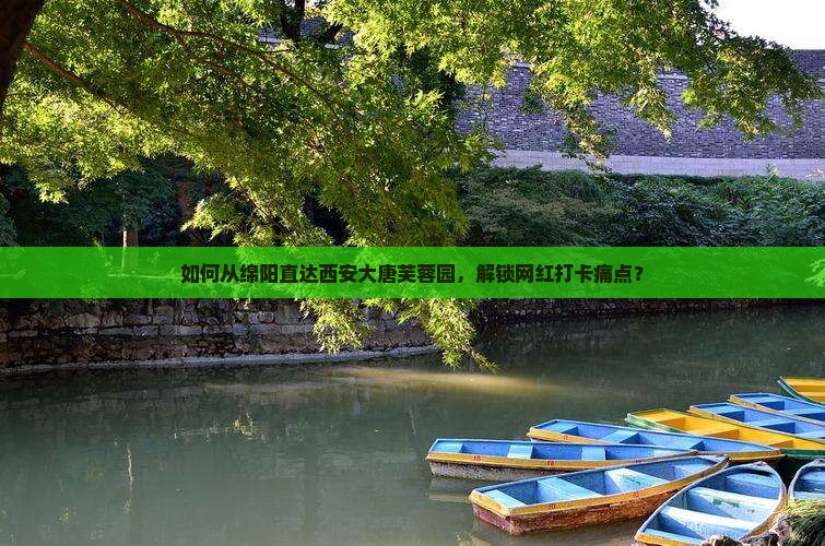如何从绵阳直达西安大唐芙蓉园，解锁网红打卡痛点？