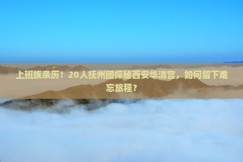 上班族亲历！20人抚州团探秘西安华清宫，如何留下难忘旅程？