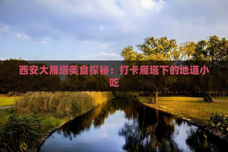 重庆去西安大雁塔旅游小吃