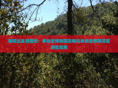 南阳到西安秦始皇帝陵博物院景点