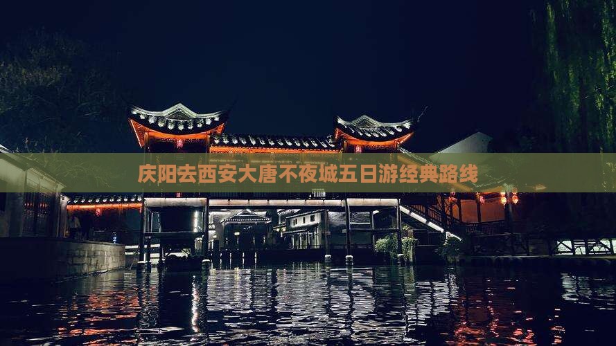 庆阳去西安大唐不夜城五日游