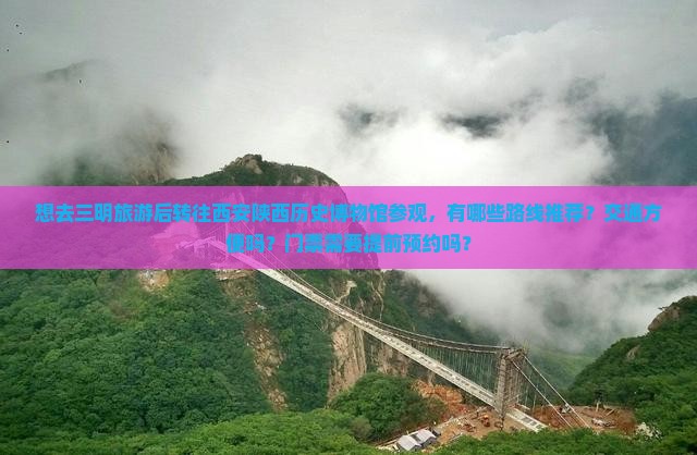 三明去西安陕西历史博物馆旅游