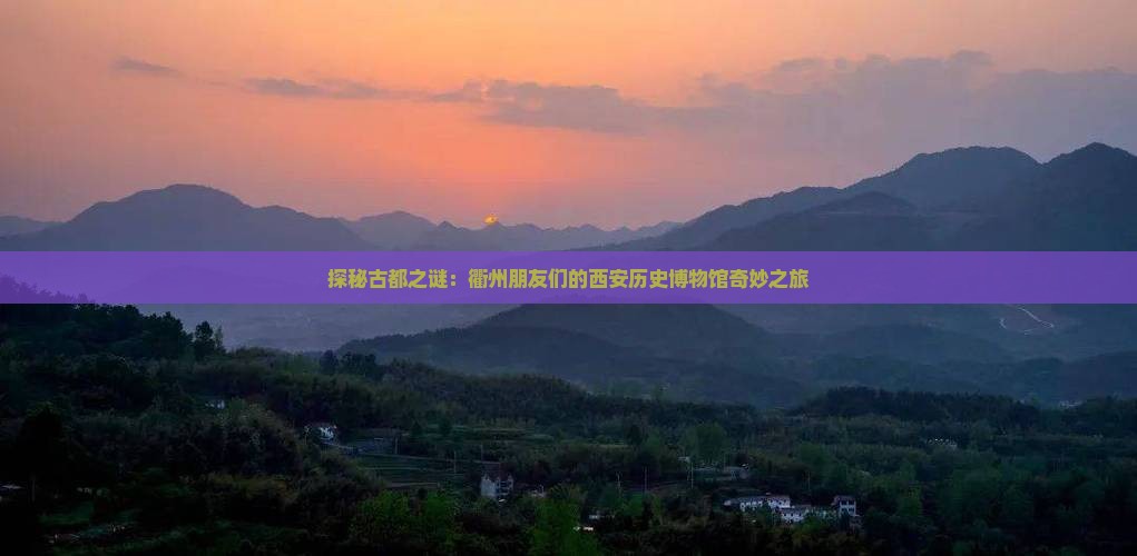 衢州到西安陕西历史博物馆团体旅游