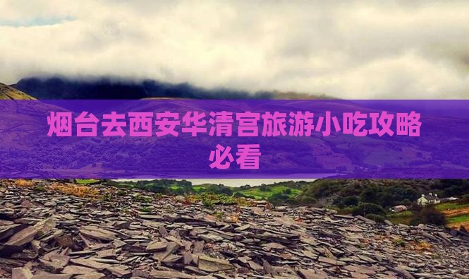 烟台去西安华清宫旅游小吃