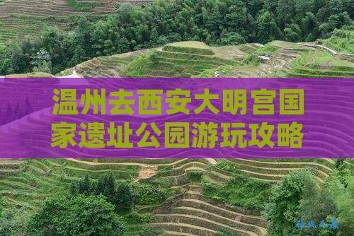 温州去西安大明宫国家遗址公园哪里玩