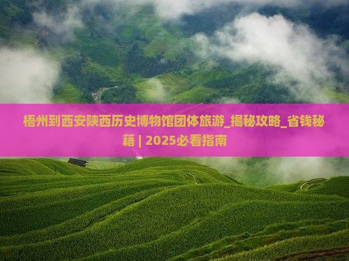 梧州到西安陕西历史博物馆团体旅游