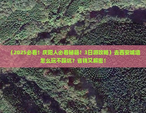 庆阳去西安城墙三日游
